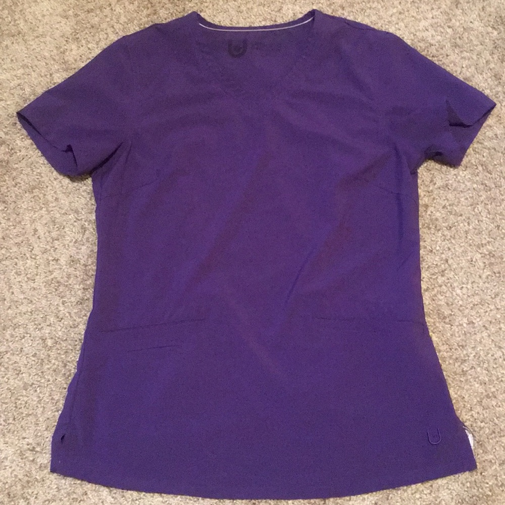 Purple scrub top